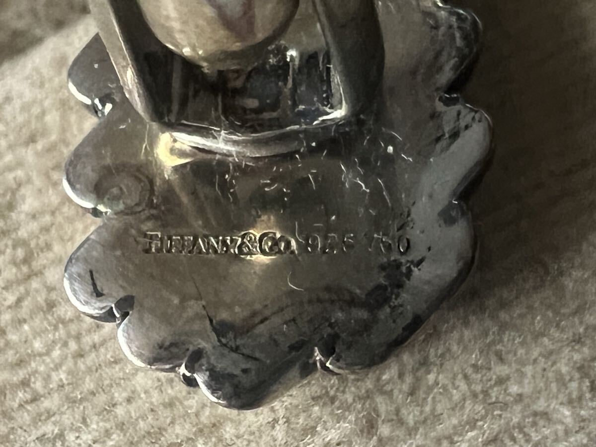 ☆TIFFANY& Co. 925 750刻印　カフス　保存袋付き_画像8