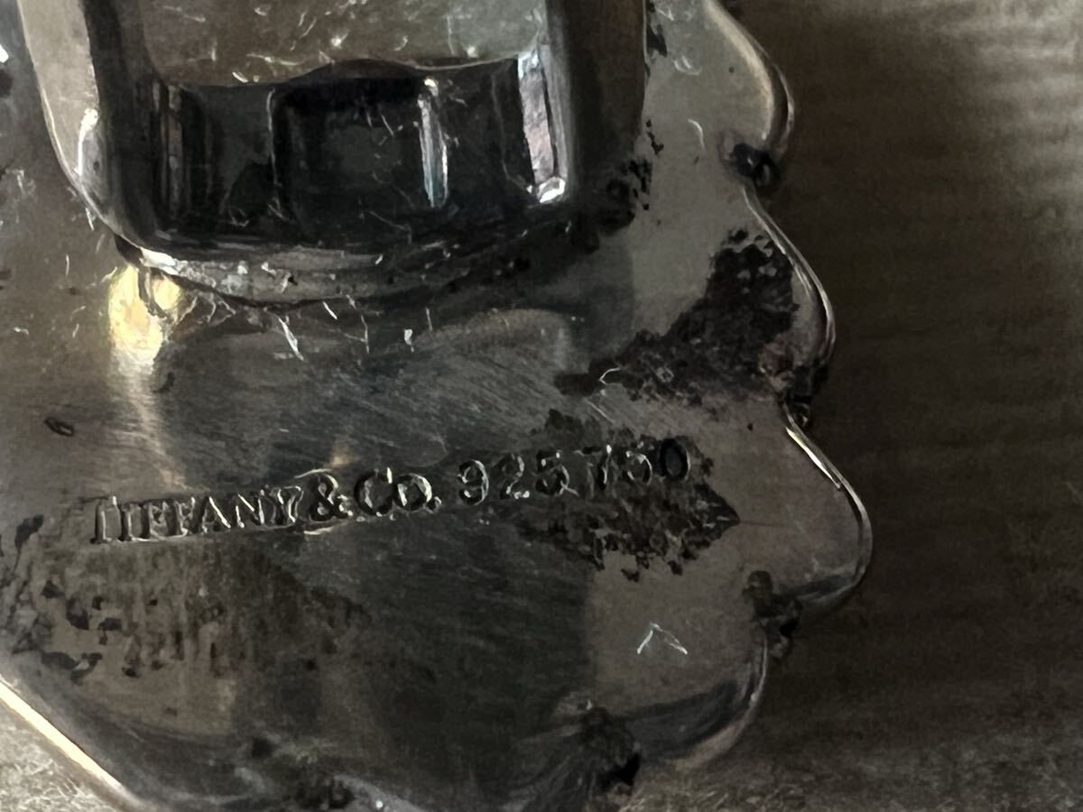 ☆TIFFANY& Co. 925 750刻印　カフス　保存袋付き_画像9