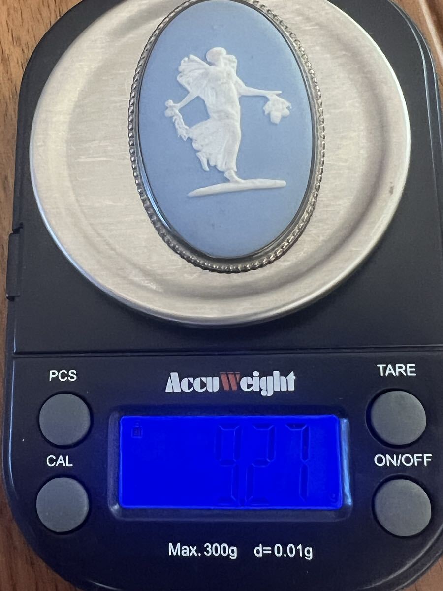 ☆ WEDGWOOD MADE IN ENGLAND刻印 ウェッジウッドペンダントブローチ_画像9