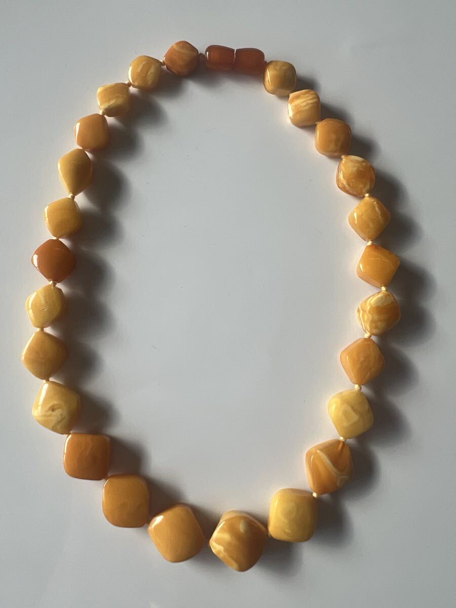 ☆ 琥珀ネックレス_画像1