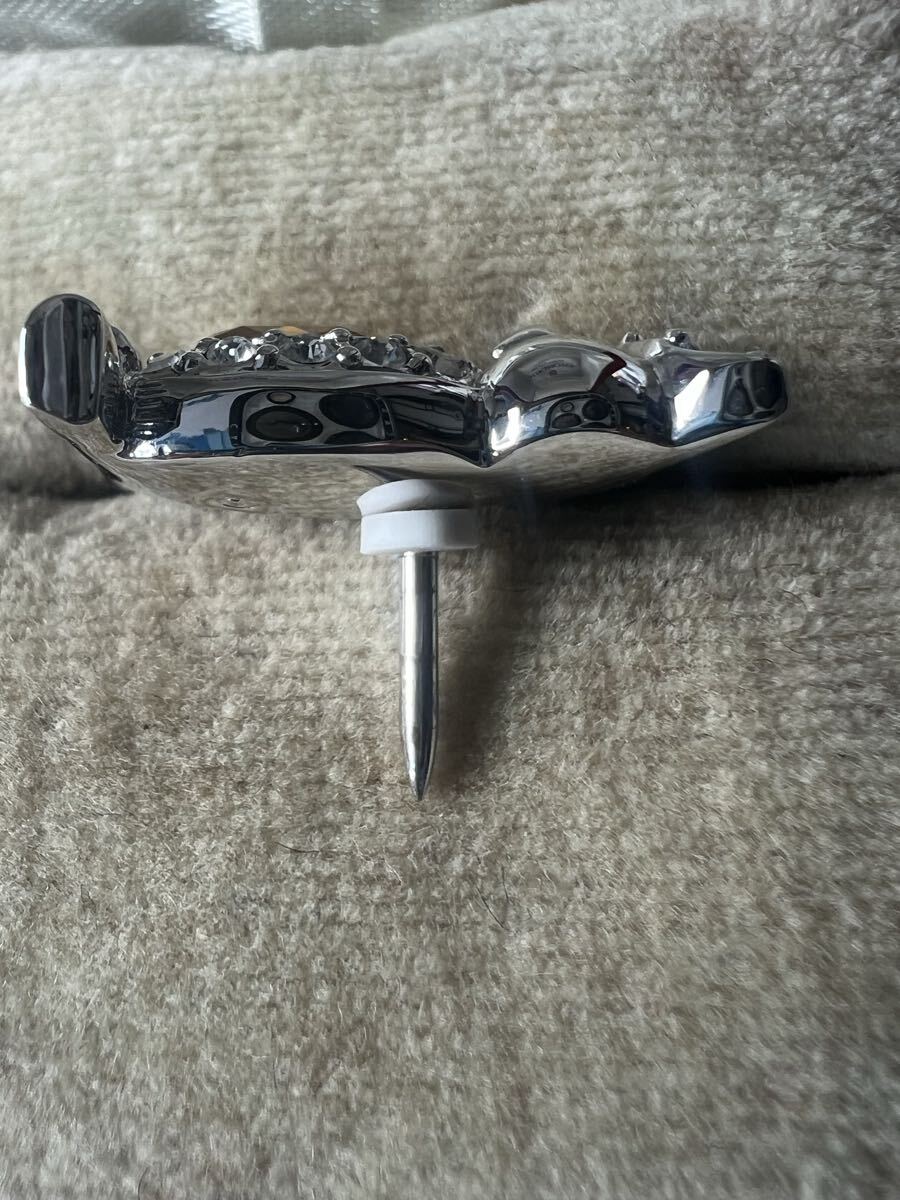 ☆スワロフスキー マーク刻印　フクロウピンブローチ_画像6