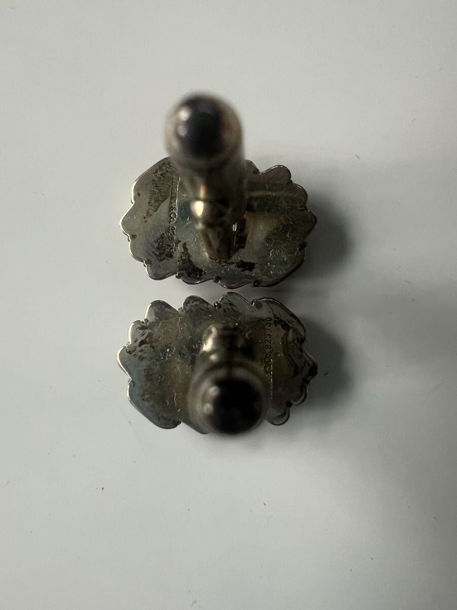 ☆TIFFANY& Co. 925 750刻印　カフス　保存袋付き_画像7