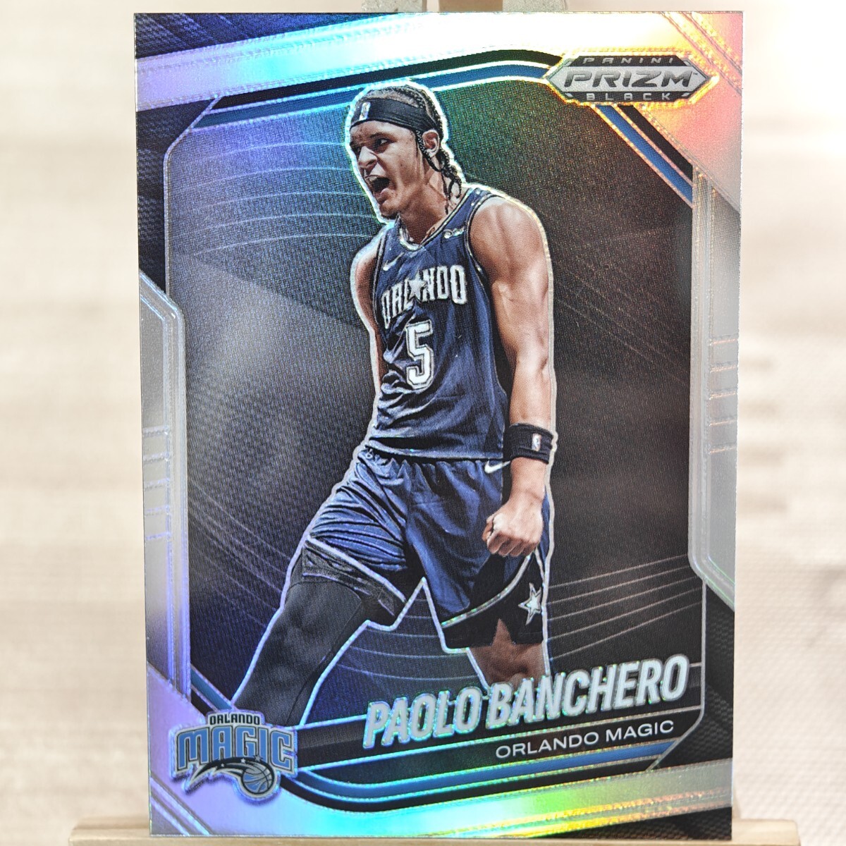  Pao ro* van kero2024-25 Panini Prizm Black Silver Prizm Paolo Bancheroo- Land * Magic 