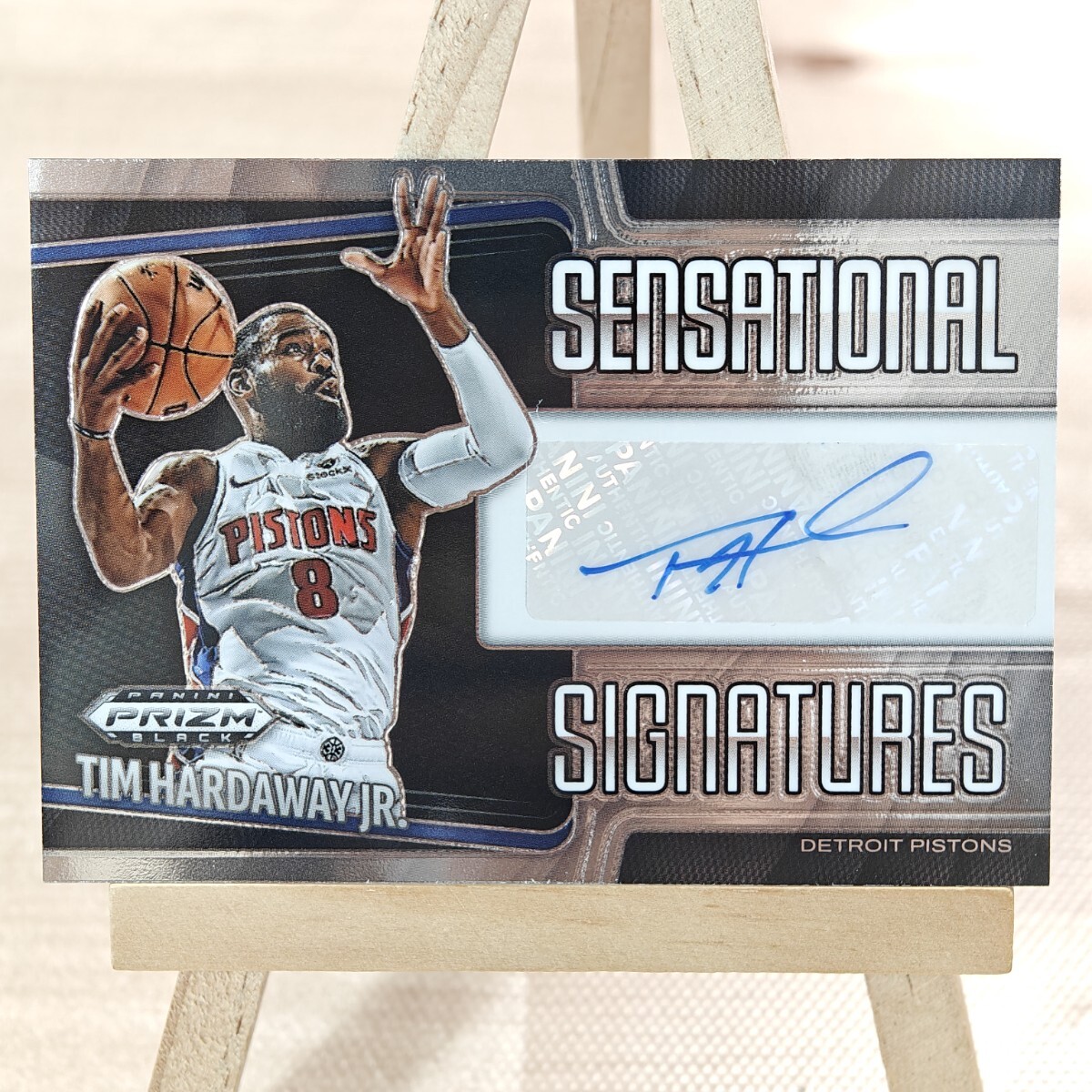 tim* - -da way * Junior 2024-25 Panini Prizm Black Tim Hardaway Jr. Auto автограф автограф карта te Toro ito* поршень z