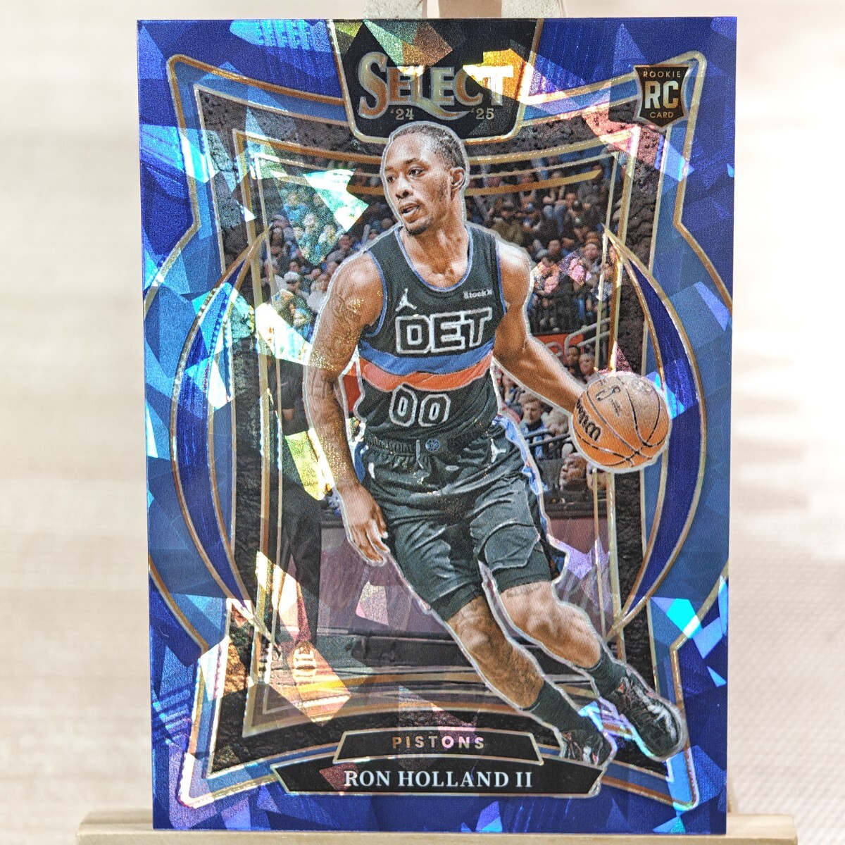 ロン・ホランド 2024-25 Panini Select Concourse Blue Ice Ron Holland RC デトロイト・ピストンズ_画像1
