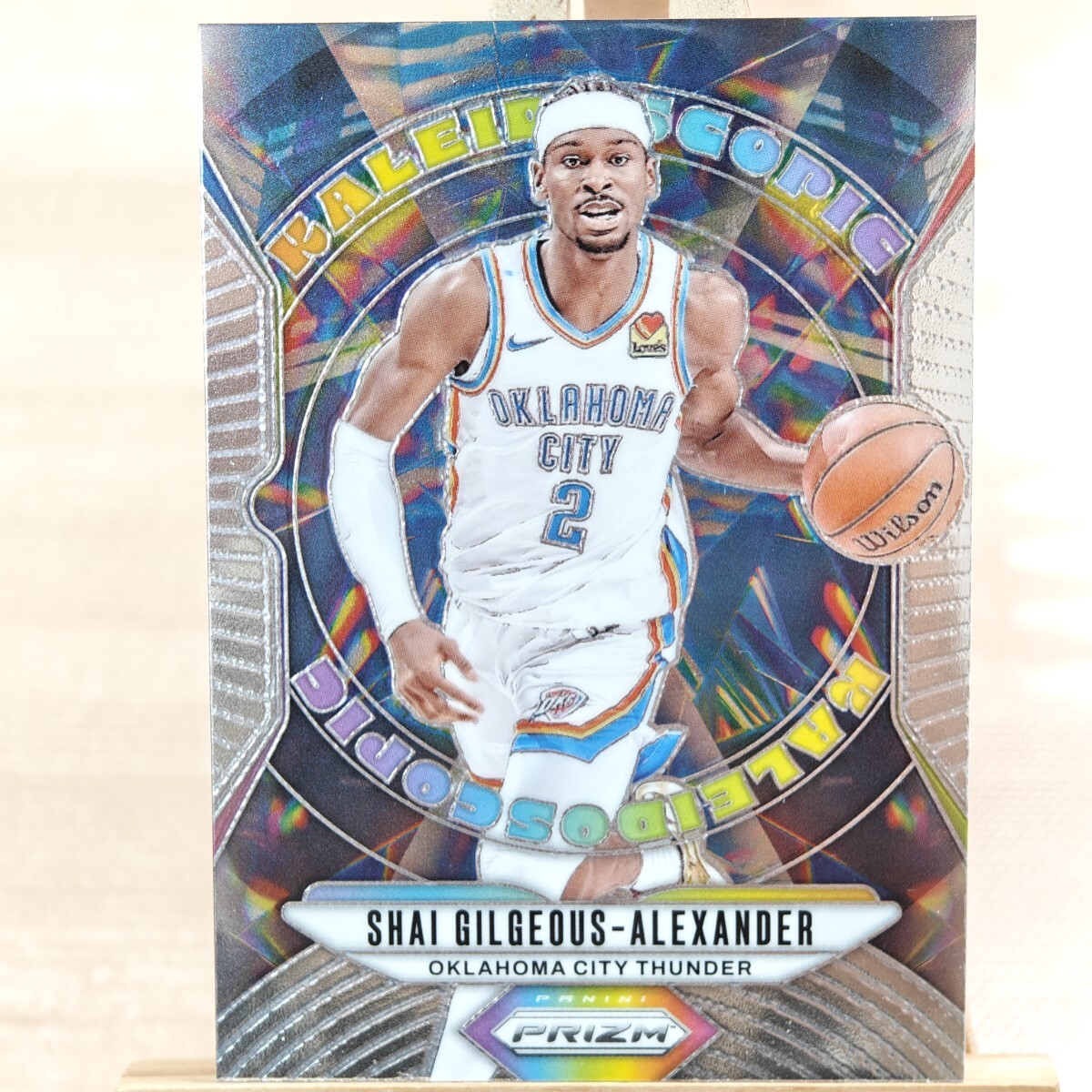 シェイ・ギルジャス=アレクサンダー 2024-25 Panini Prizm Kaleidoscopic Shai Gilgeous-Alexander サンダー_画像1