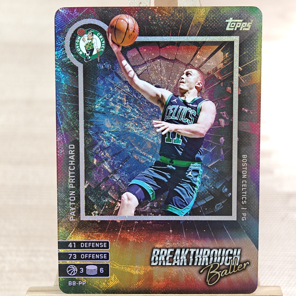 ペイトン・プリチャード 2025-26 Topps Match Attax Breakthrouch Baller Payton Pritchard ボストン・セルティックス_画像1