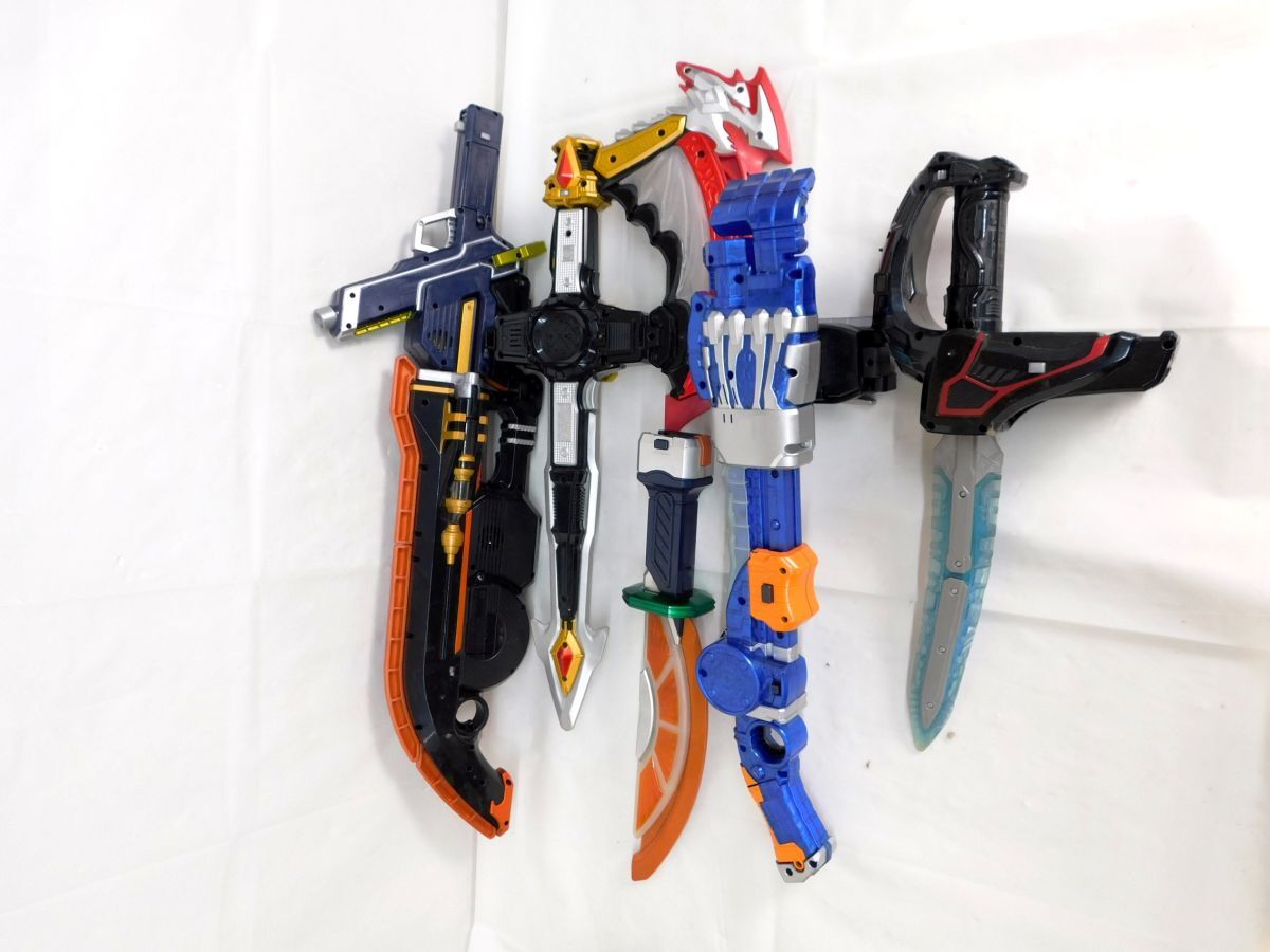 M912★仮面ライダーベルト 武器 まとめて ウィザード 煌輝斧剣 DXアックスカリバー 鎧武 DX戦国ドライバー ジャンク★送料1580円〜_画像10