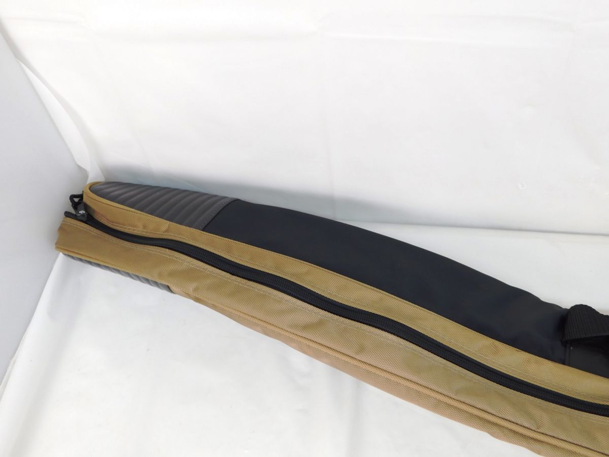 T905★DAIWA ダイワ FF フライングフィッシュ FLYING FISH へら竿用ロッドケース 約140cm ベージュ系 釣り用具 釣りグッズ★送料1260円〜_画像7