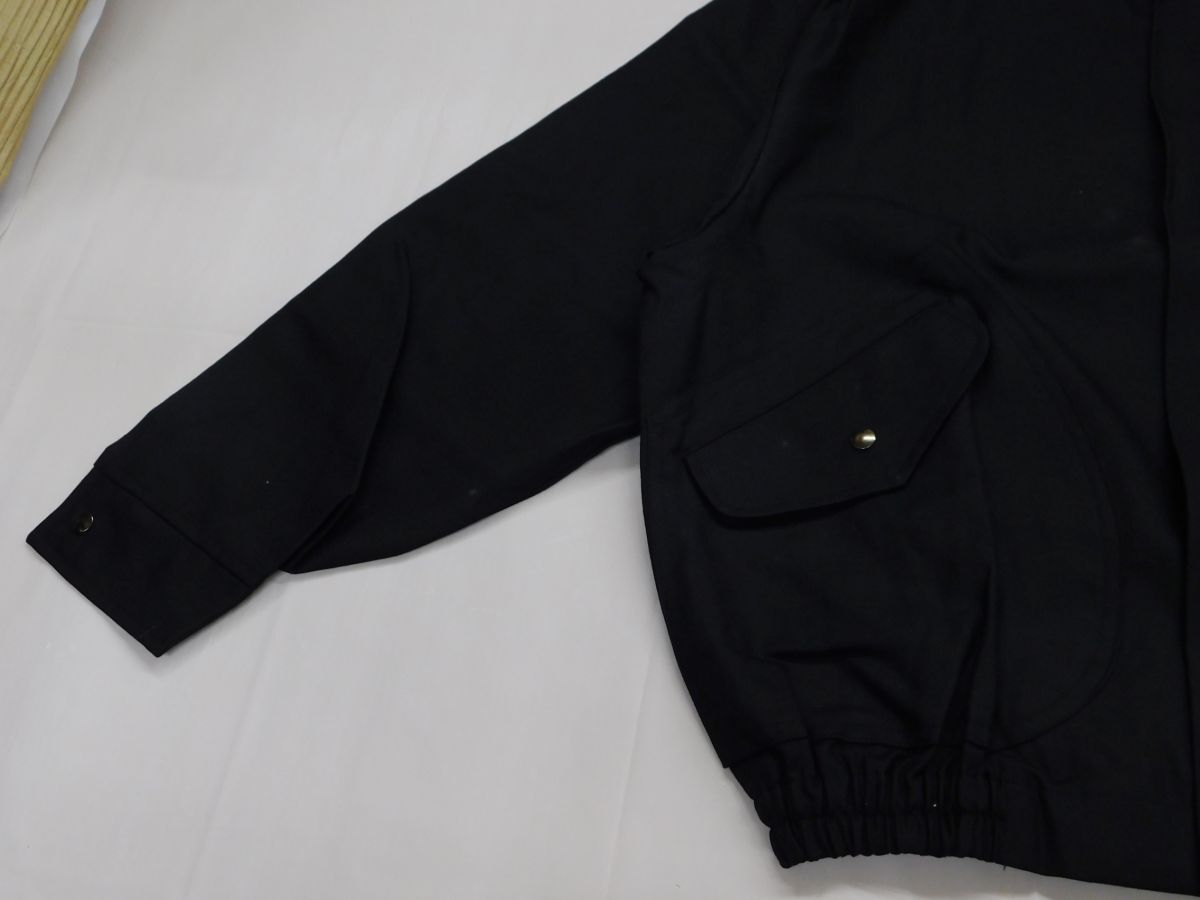 T208* авиация собственный .. голубой Impulse "куртка пилота" свободный размер оттенок черного милитари блузон не использовался товар * стоимость доставки 780 иен ~