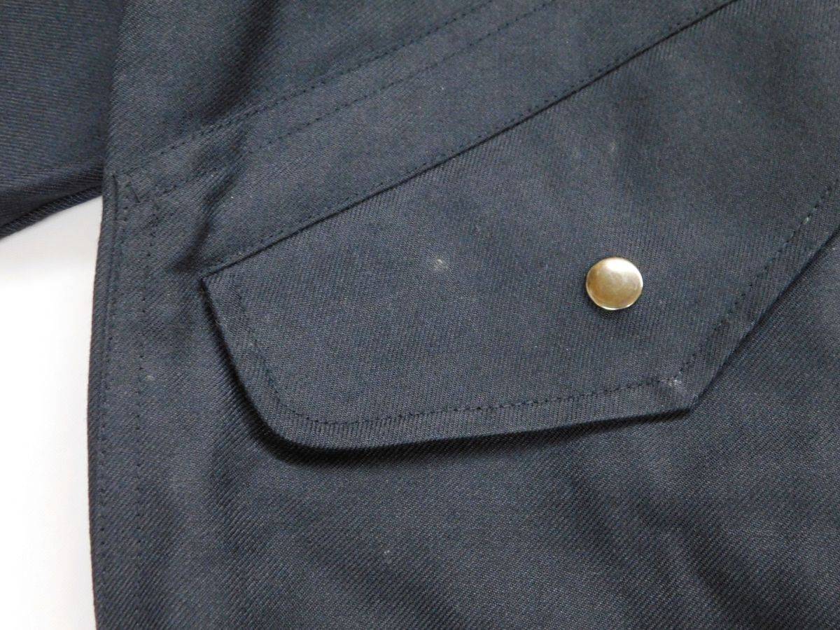 T208* авиация собственный .. голубой Impulse "куртка пилота" свободный размер оттенок черного милитари блузон не использовался товар * стоимость доставки 780 иен ~