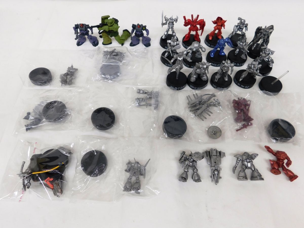 K304★ガンダム ミニフィギュアセレクション まとめ売り 機動戦士ガンダム GUNDAM ザクⅡ レアカラーなど パーツ欠品あり★送料690円〜_画像1