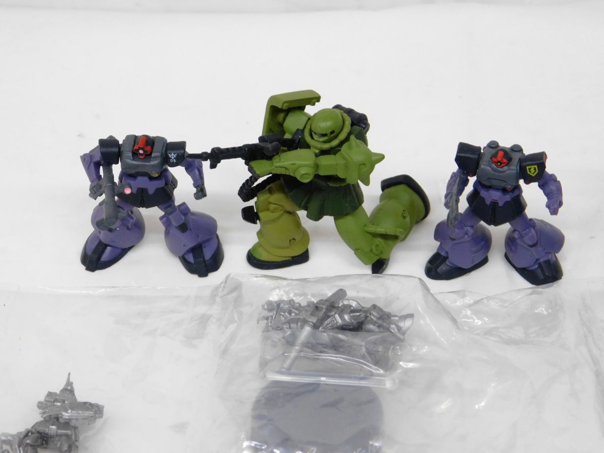 K304★ガンダム ミニフィギュアセレクション まとめ売り 機動戦士ガンダム GUNDAM ザクⅡ レアカラーなど パーツ欠品あり★送料690円〜_画像2