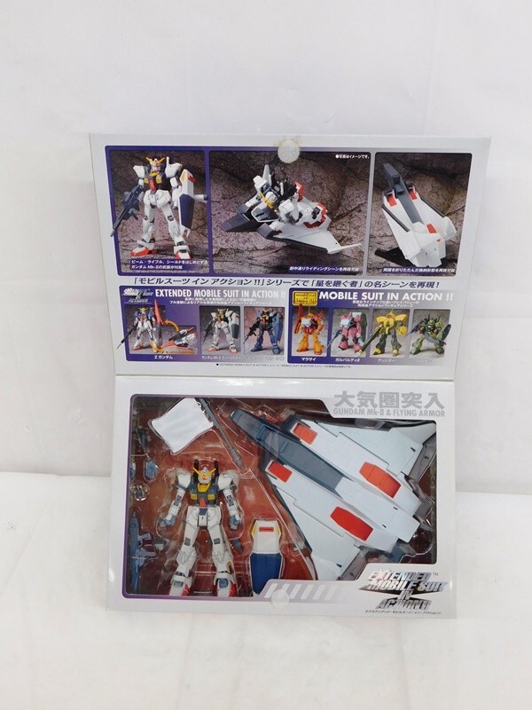 M333★EXTENDED MOBILE SUIT IN ACTION!! 大気圏突入 ～ガンダムMk-II＆フライングアーマー BANDAI 未使用品★送料780円〜_画像6