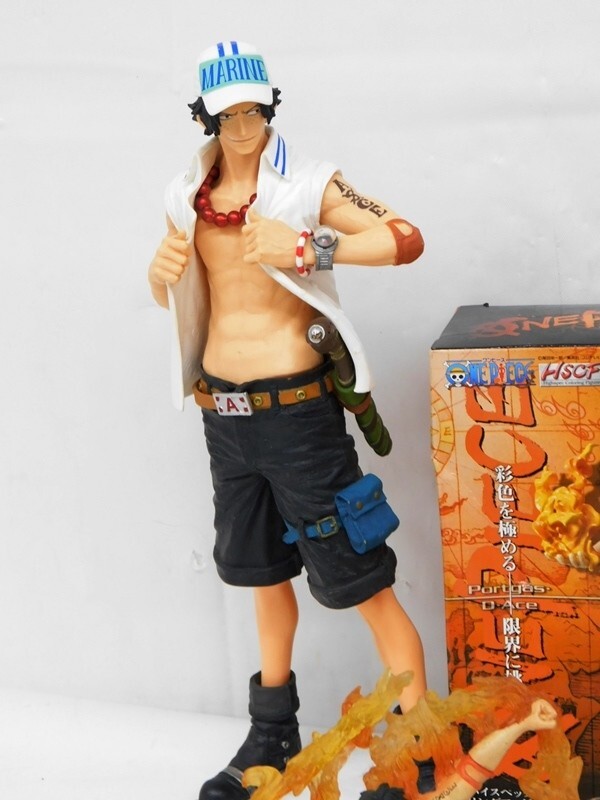 K305★ONE PIECE フィギュア まとめ売り ワンピース ポートガス・D・エース モンキー・D・ルフィ パーツ欠品あり★送料880円〜_画像2