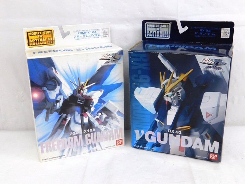 M338★ガンダム フィギュア 2点 EXTENDED MS In Action!! RX-93 νGUNDAM RX-93 νガンダム 未使用品 ★送料780円〜_画像1
