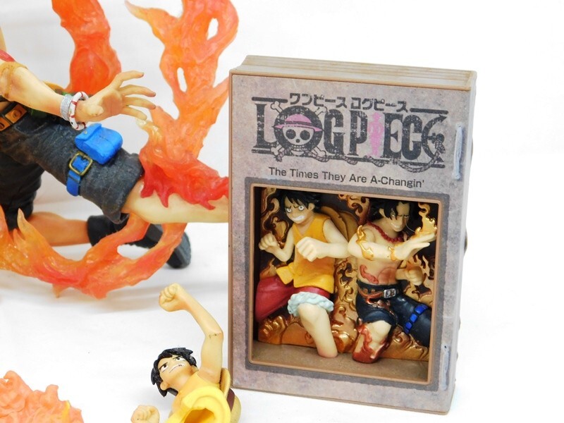 K305★ONE PIECE フィギュア まとめ売り ワンピース ポートガス・D・エース モンキー・D・ルフィ パーツ欠品あり★送料880円〜_画像7