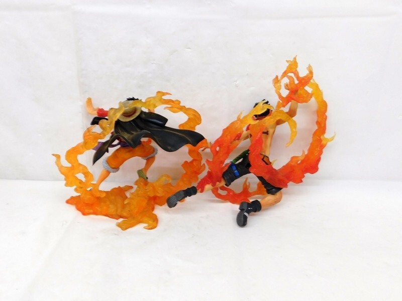 K305★ONE PIECE フィギュア まとめ売り ワンピース ポートガス・D・エース モンキー・D・ルフィ パーツ欠品あり★送料880円〜_画像8