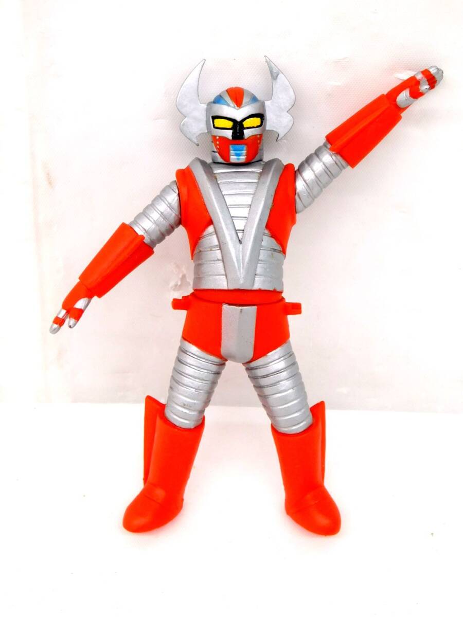 M100★電人ザボーガー ストロングザボーガー ブルマァク ミニ ソフビ フィギュア 昭和 当時物 コレクション ビープロ★送料690円〜_画像1