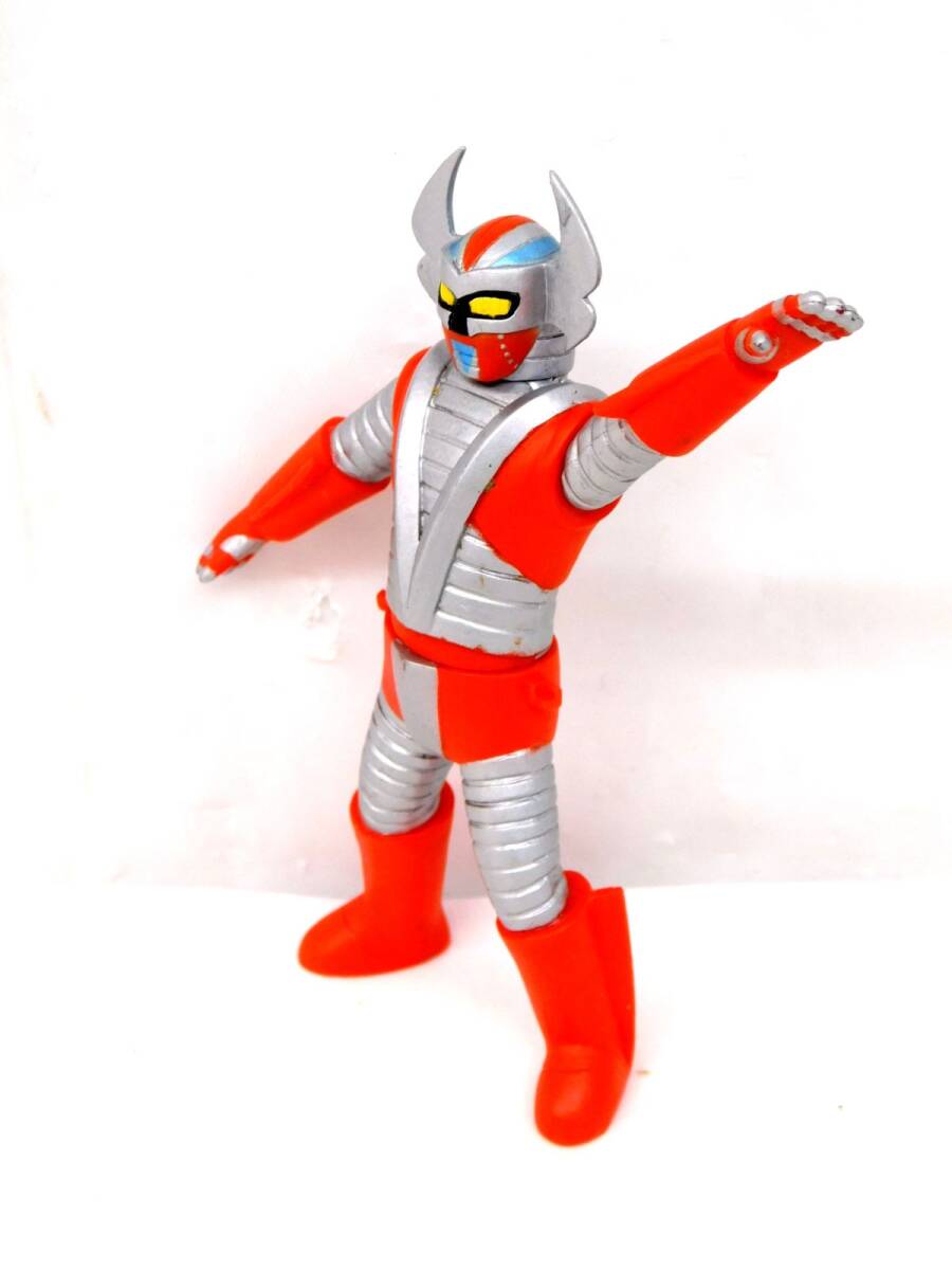 M100★電人ザボーガー ストロングザボーガー ブルマァク ミニ ソフビ フィギュア 昭和 当時物 コレクション ビープロ★送料690円〜_画像2