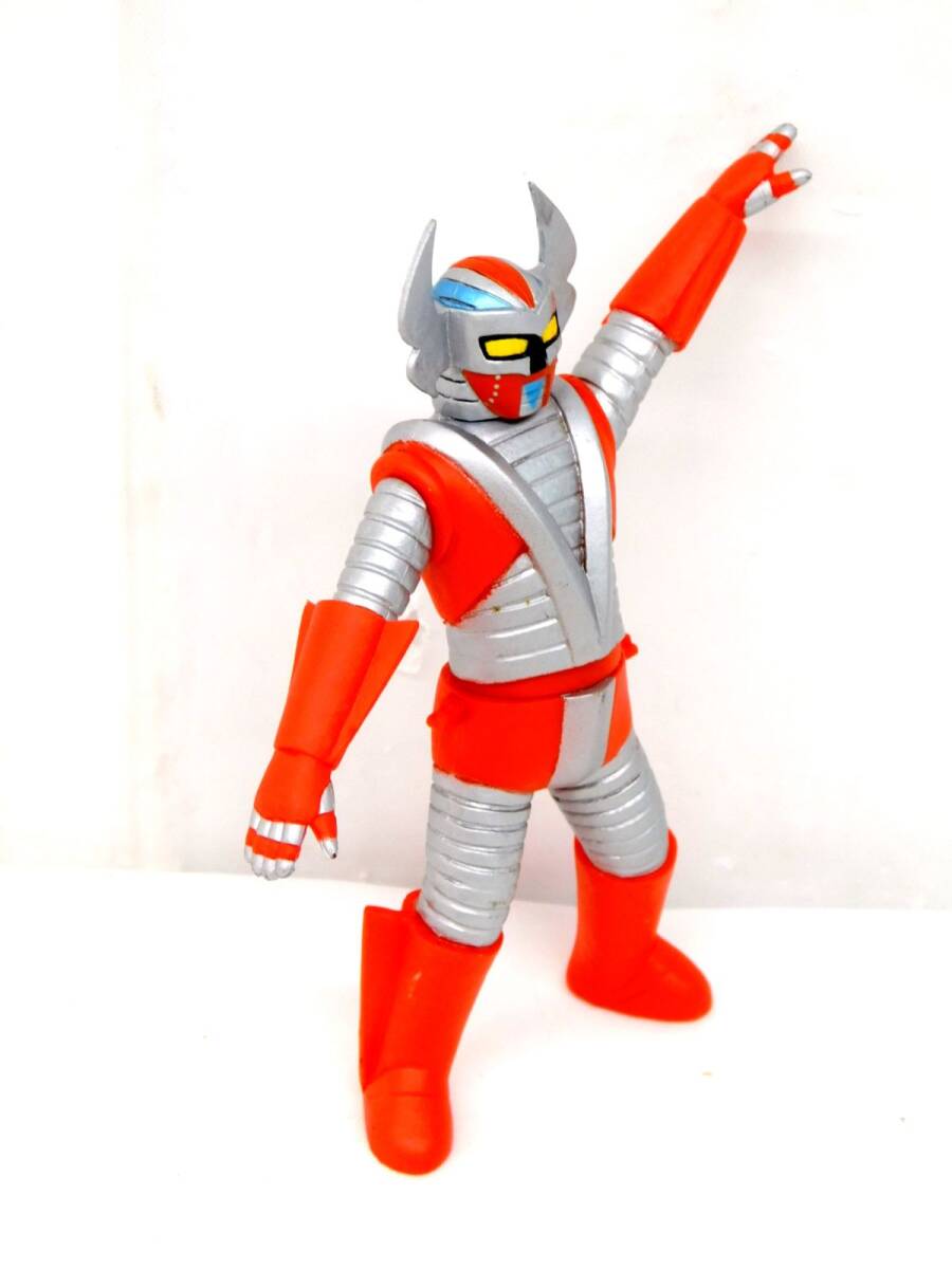 M100★電人ザボーガー ストロングザボーガー ブルマァク ミニ ソフビ フィギュア 昭和 当時物 コレクション ビープロ★送料690円〜_画像3