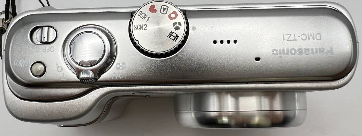 i6055A PANASONIC パナソニック LUMIX DMC-TZ1 デジカメ コンパクトカメラ 10x OPTICAL ZOOM 通電/動作未確認_画像3