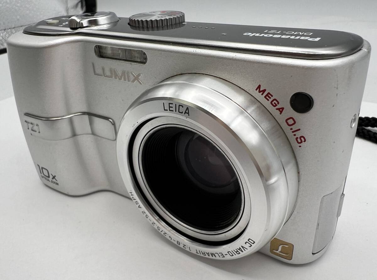 i6055A PANASONIC パナソニック LUMIX DMC-TZ1 デジカメ コンパクトカメラ 10x OPTICAL ZOOM 通電/動作未確認_画像1