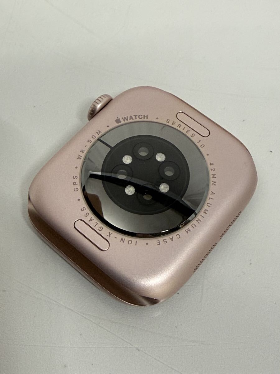 Apple Watch Apple часы Series 10 GPS модель 42mm rose Gold спорт частота S/M MWWH3J/A A2997 б/у товар 