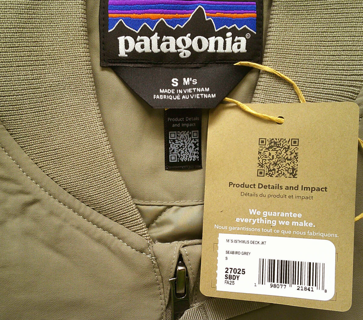 パタゴニア　メンズ・イスマス・デック・ジャケット　ＳＢＤＹ（Ｓ）_画像4