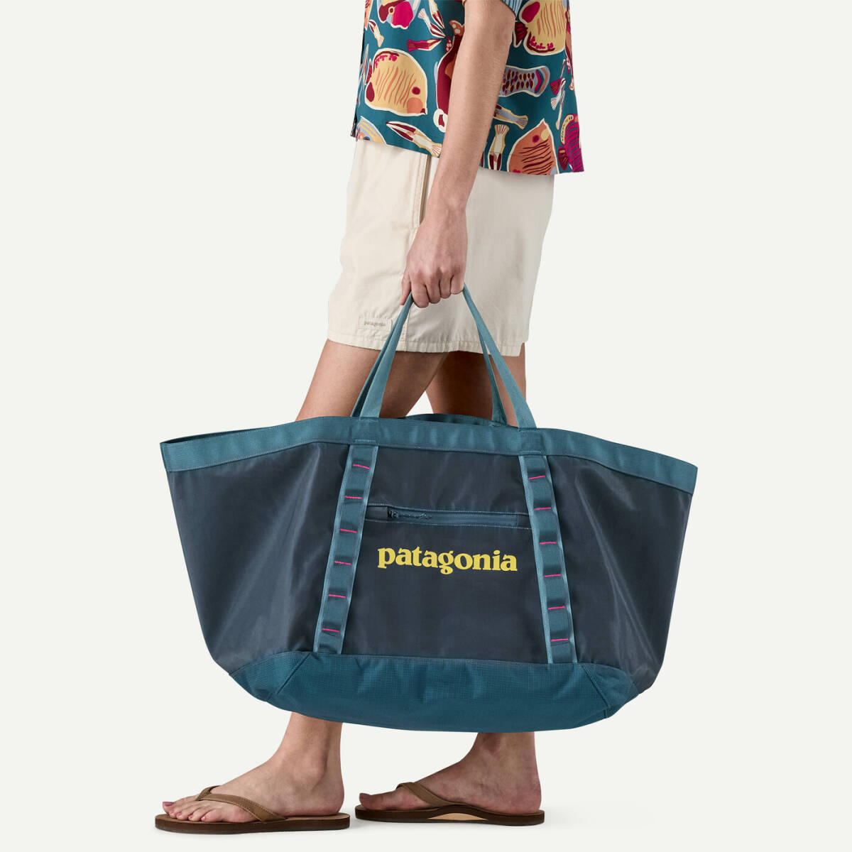  Patagonia черный отверстие * механизм * большая сумка 61L TDT