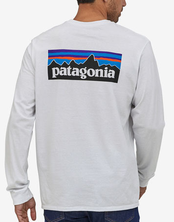 パタゴニア メンズ・ロングスリーブ・ P-6ロゴ レスポンシビリティー ＷＨＩ （Ｍ）_画像2