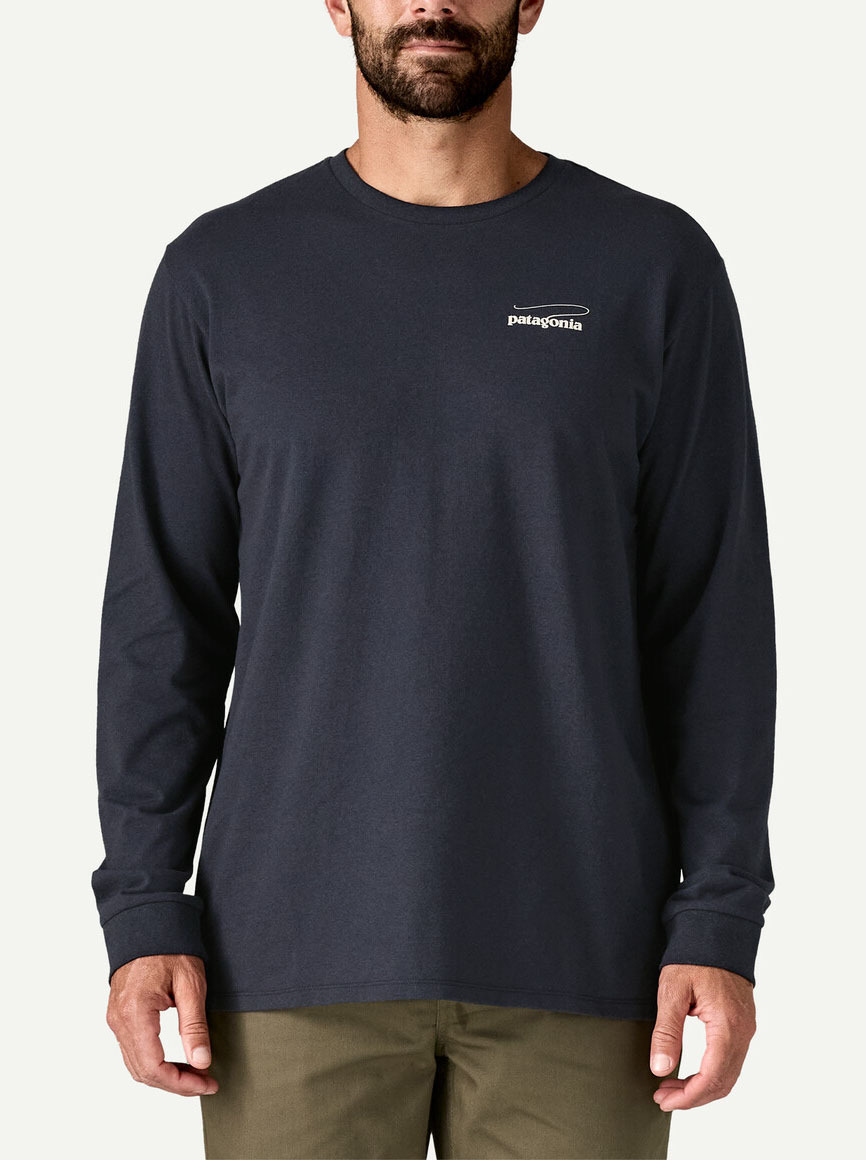 パタゴニア メンズ・ロングスリーブ・キャスティング・ロゴ・レスポンシビリティー SMDB (L)_画像4