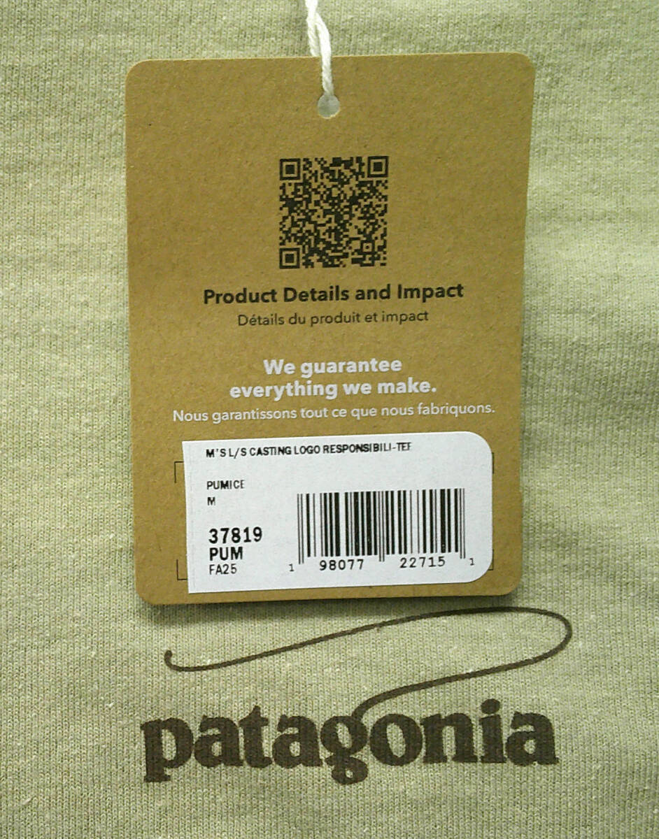 パタゴニア メンズ・ロングスリーブ・キャスティング・ロゴ・レスポンシビリティー ＰＵＭ （Ｍ）_画像3