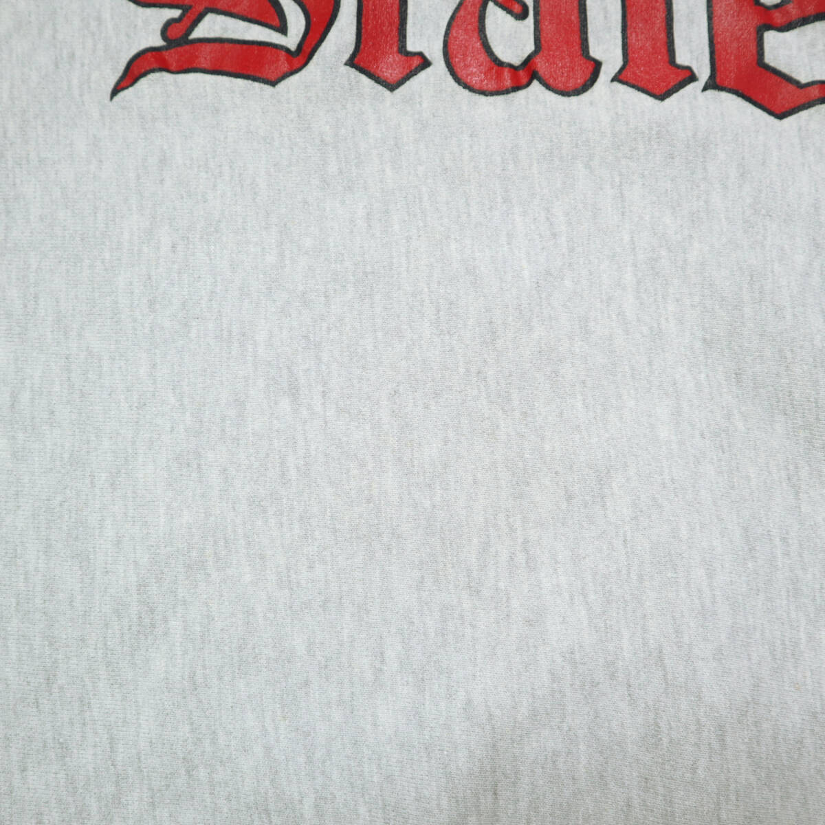 90s CHAMPION チャンピオン OHIO STATE オハイオ州 USA製 リバースウィーブ スウェット 2段プリント トレーナー 古着 ビンテージ XL グレー_画像4