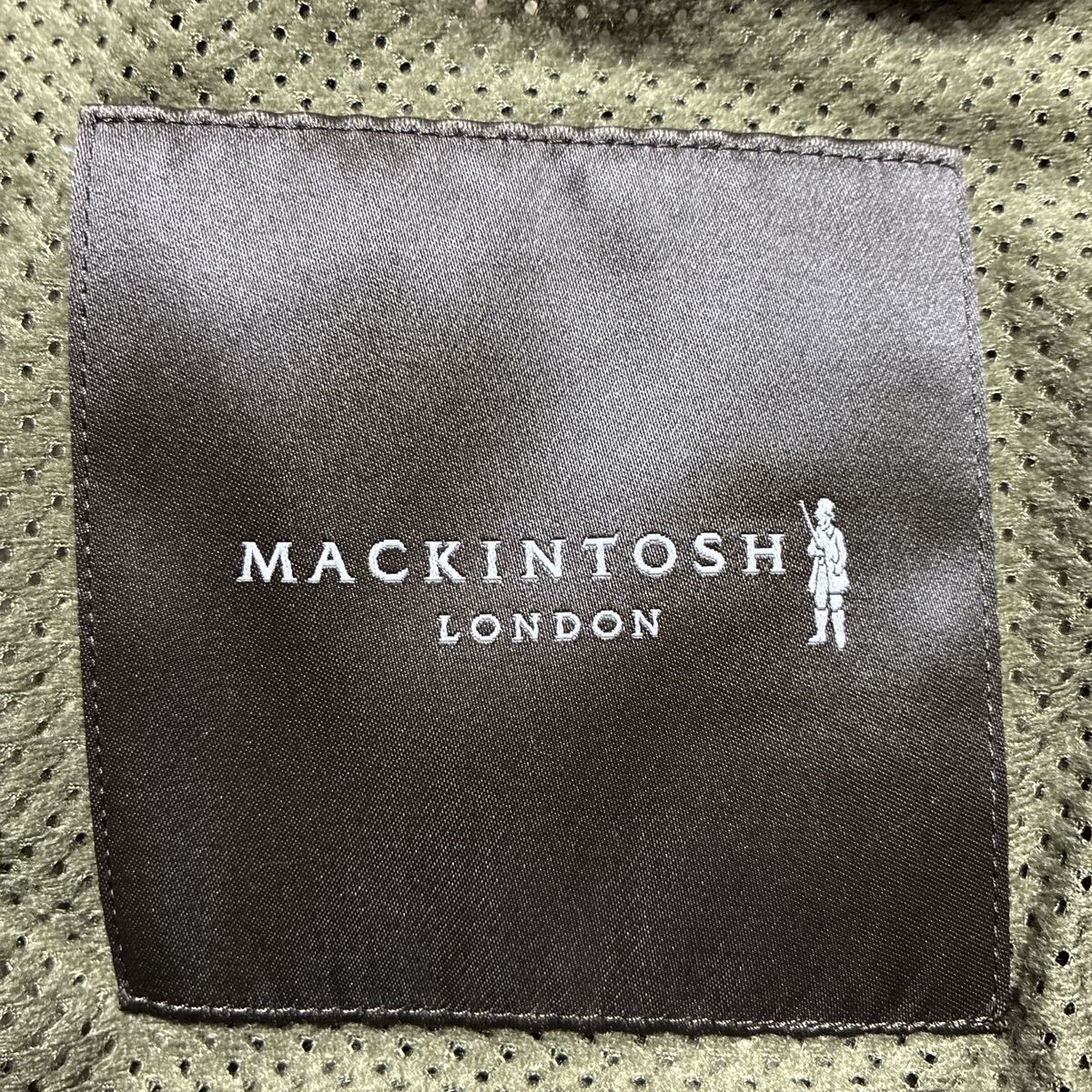 【極美品】MACKINTOSH LONDON MEN バルキーフリースジップアップブルゾン カーキ サイズ40 G1F16-623-72_画像4
