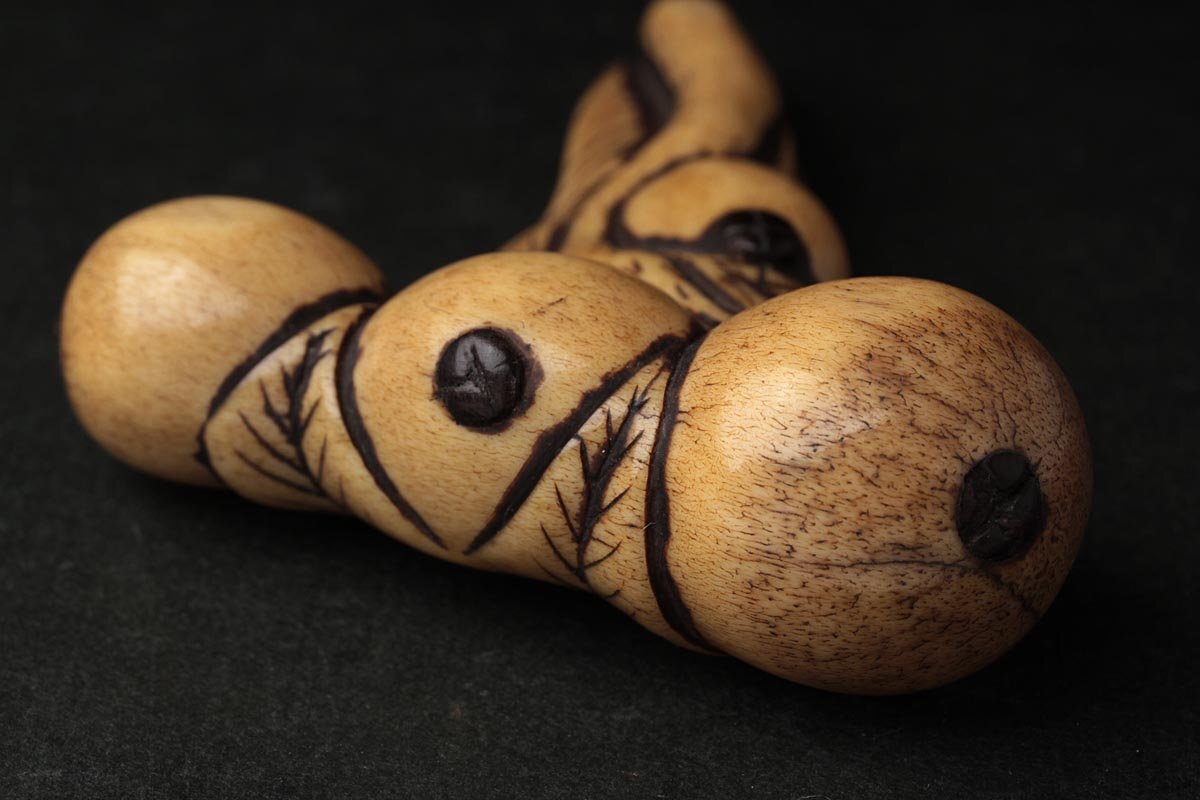 JQ156 времена .. предмет старый .[.. map / локва /biwa] большой netsuke ширина 7.2cm* старый угол netsuke * старый netsuke кейс для печати дым . входить оборудование орнамент .. предмет старый изобразительное искусство 