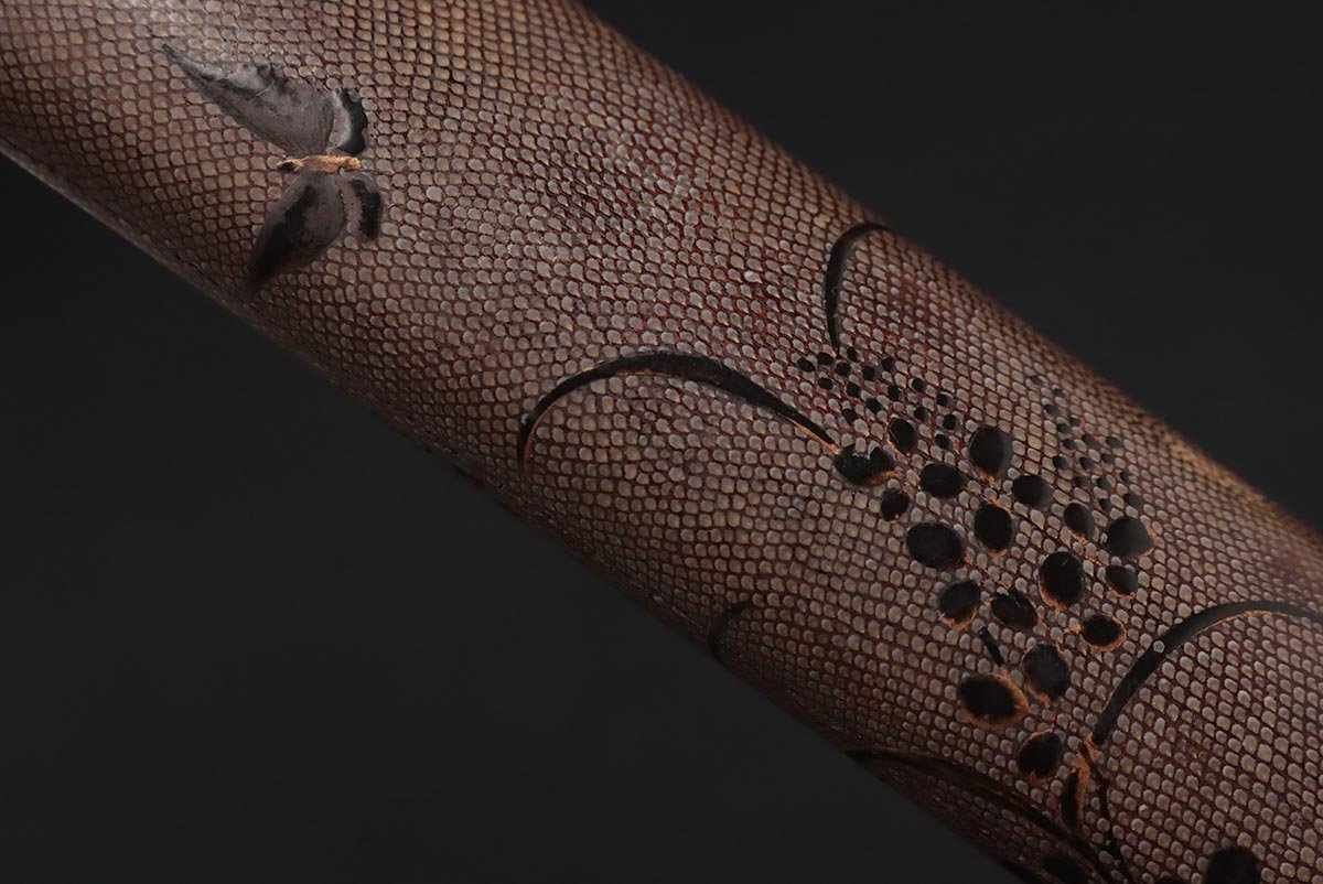 FD923 времена .. предмет [. Kiyoshi произведение ]. серебряный / 4 минут один золотой серебряный ... map передний металлические принадлежности золотой Tang кожа дым . входить /... кожа . цветок бабочка лакировка кисеру тубус общий -слойный 70g*. входить курение . старый изобразительное искусство 