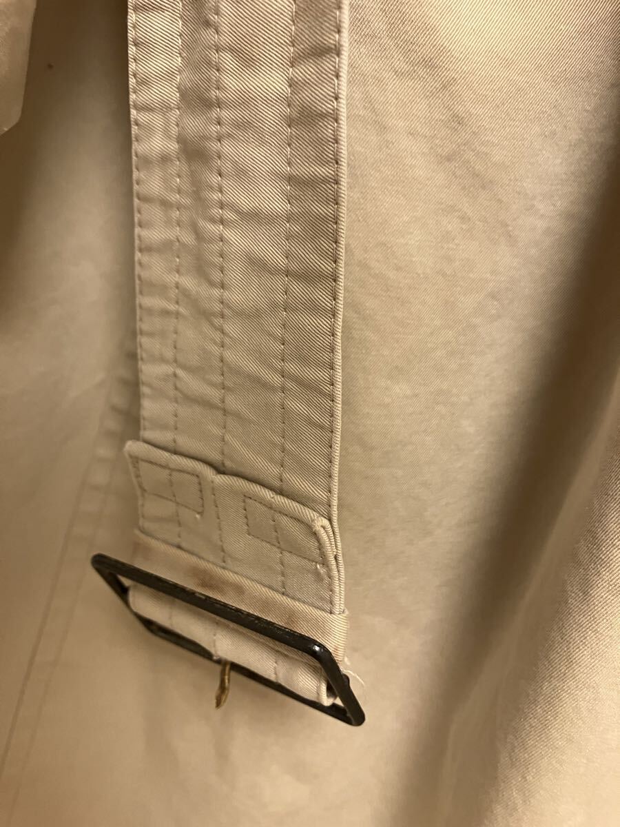 アクアスキュータム　トレンチコート　イギリス製　ベージュ_画像6