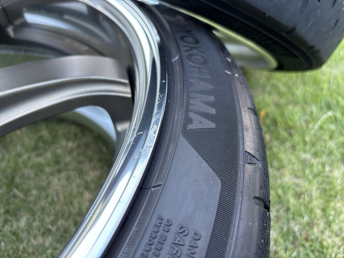 WORK EMOTION T5R 2P 19インチ　YOKOHAMA ADVAN NEOVA AD09 GRスープラ取り外し_画像4