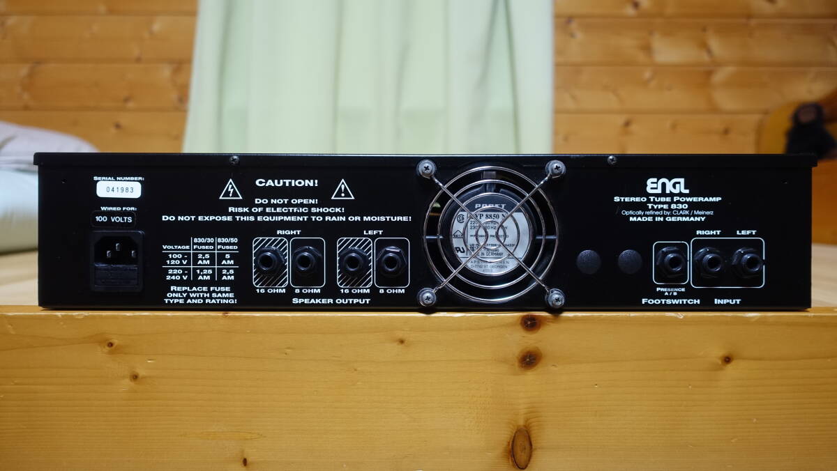 ENGL E830/50 50w стерео усилитель мощности ламповый усилитель электрогитара EL84