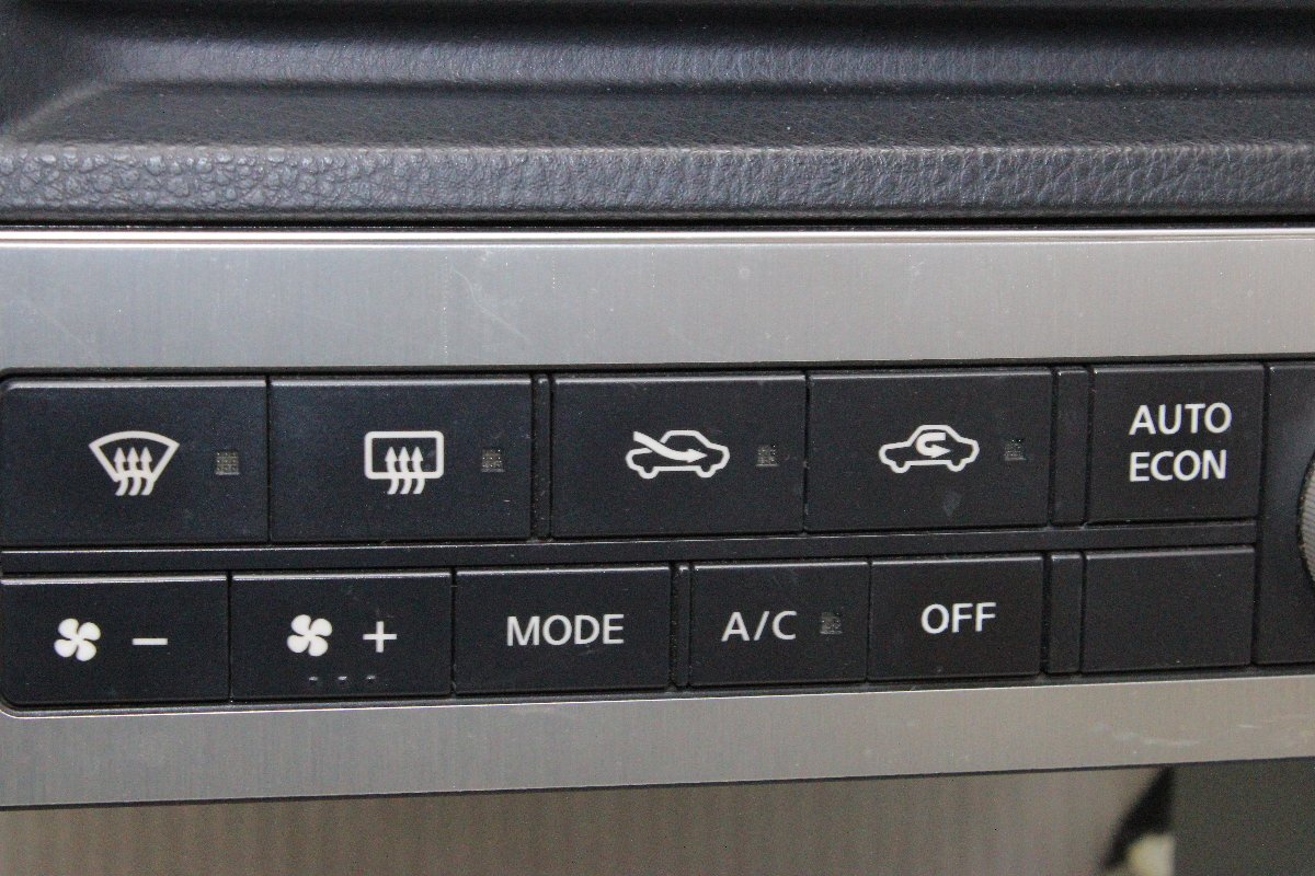 ステージア 250RX H17.5 M35 オーディオ エアコン パネル　*92_画像3