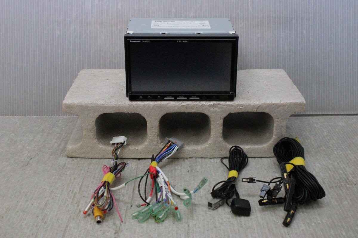 パナソニック 地デジ メモリー ナビ CN-HE02D 地図データ 2023年 Bluetooth対応　*％_画像1