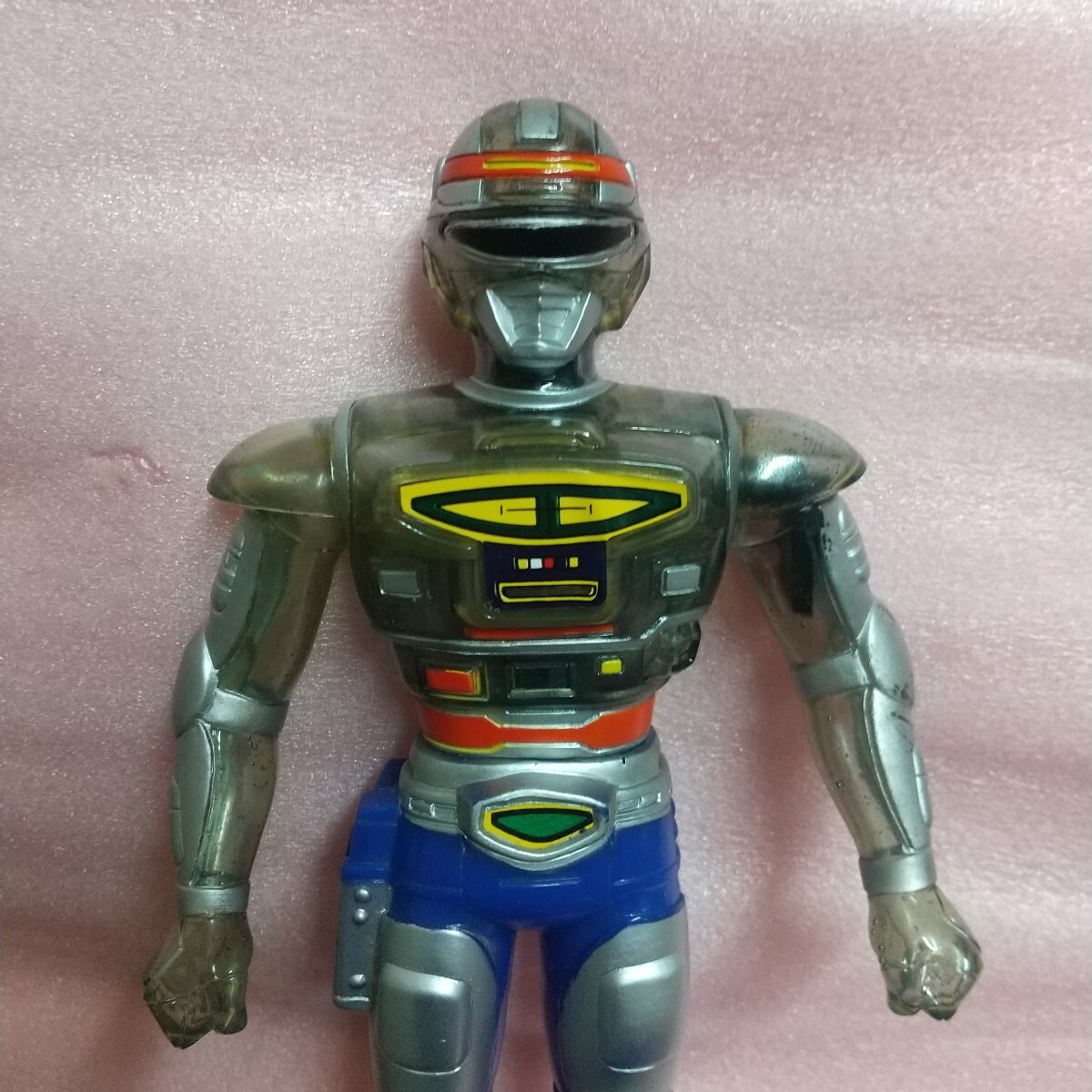 当時物 ソフビ★宇宙刑事シャイダー スパークシャイダー ポピー事業部★ギャバン シャリバン メタルヒーロー_画像4