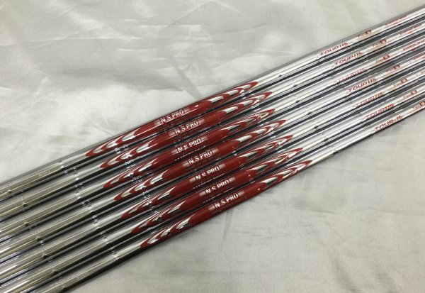 硬めで叩けるシャフト！★アイアン用スチールシャフト★日本シャフト/N.S.プロ モーダス3ツアー115(S)/5番～PW・AW用/7本セット/7238_画像4