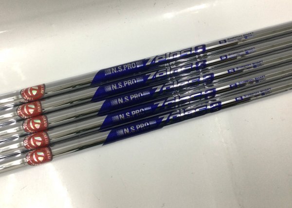 軽い！ボールが上がりやすい！★アイアン用スチールシャフト★日本シャフト/N.S.プロ Zelos(ゼロス) 8S/6番～PW/5本セット/7202_画像3