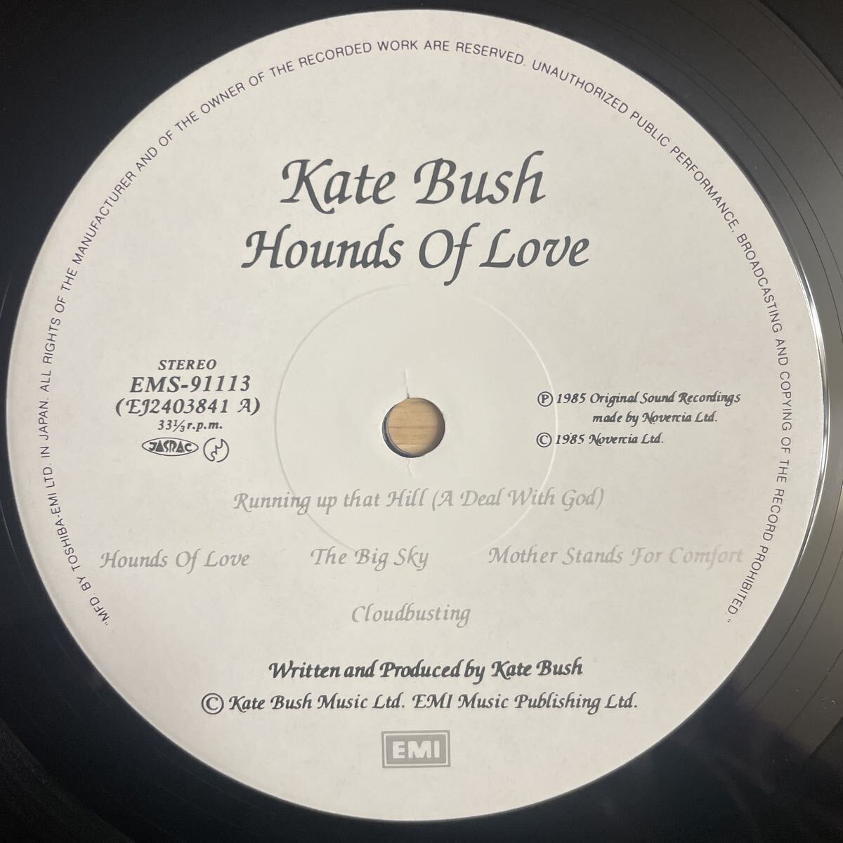 LP 即決 美品 国内初版盤 KATE BUSH ケイト・ブッシュ/HOUNDS OF LOVE 愛のかたち[国内初版1985年盤(英origと同年):帯:解説/Inner Sleeve]_画像6
