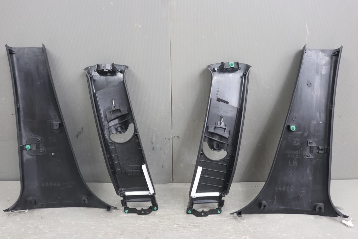 レガシィ セダン(BL5 BL5D44L 74H) 純正 破損無 Bピラー シートベルト トリム センターパネル 内張りセット 4点セット p059503_画像10