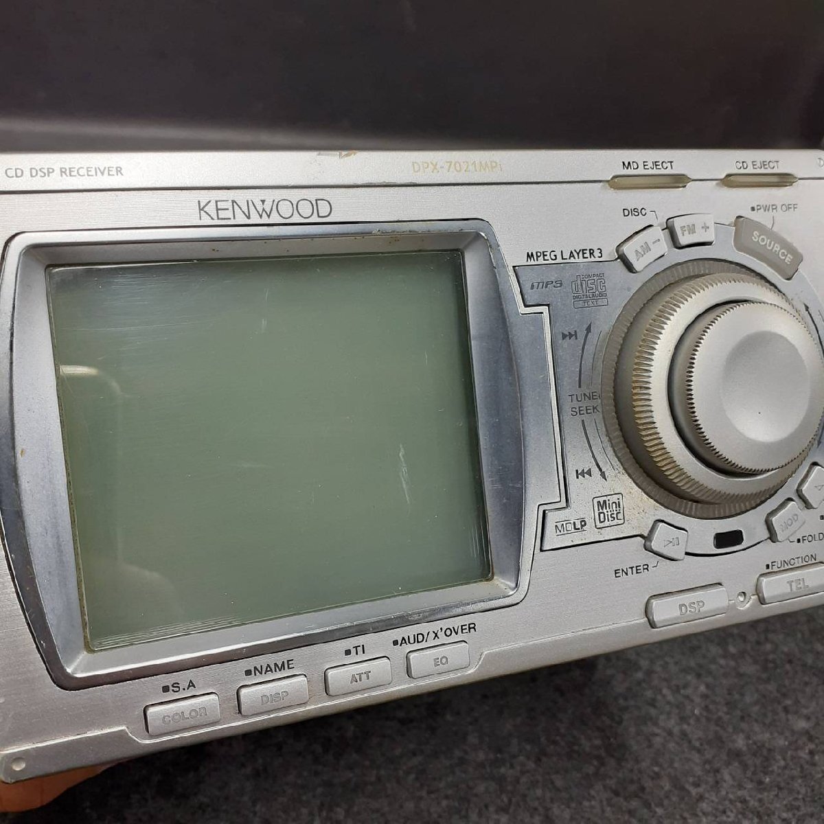 KENWOOD Kenwood DPX-7021MPi 2DIN CD MD плеер дистанционный пульт подлинная вещь старый машина b1153-gyr