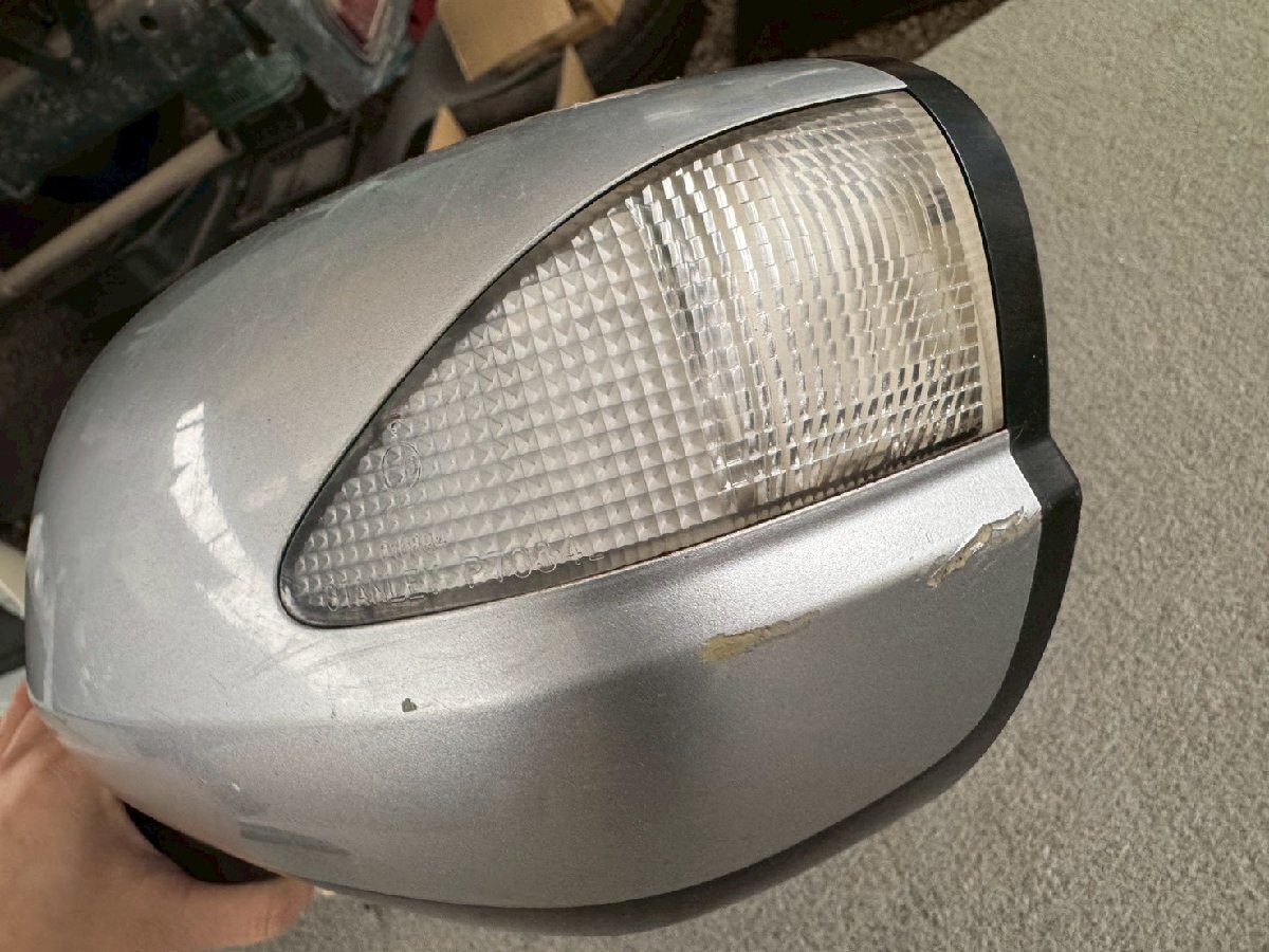 ホンダ フィット 中期 (GP1) 純正 左 ドアミラー ウィンカー 電格 7P 7ピン NH700M アラバスターシルバーメタリック b9734-gyr80_画像10