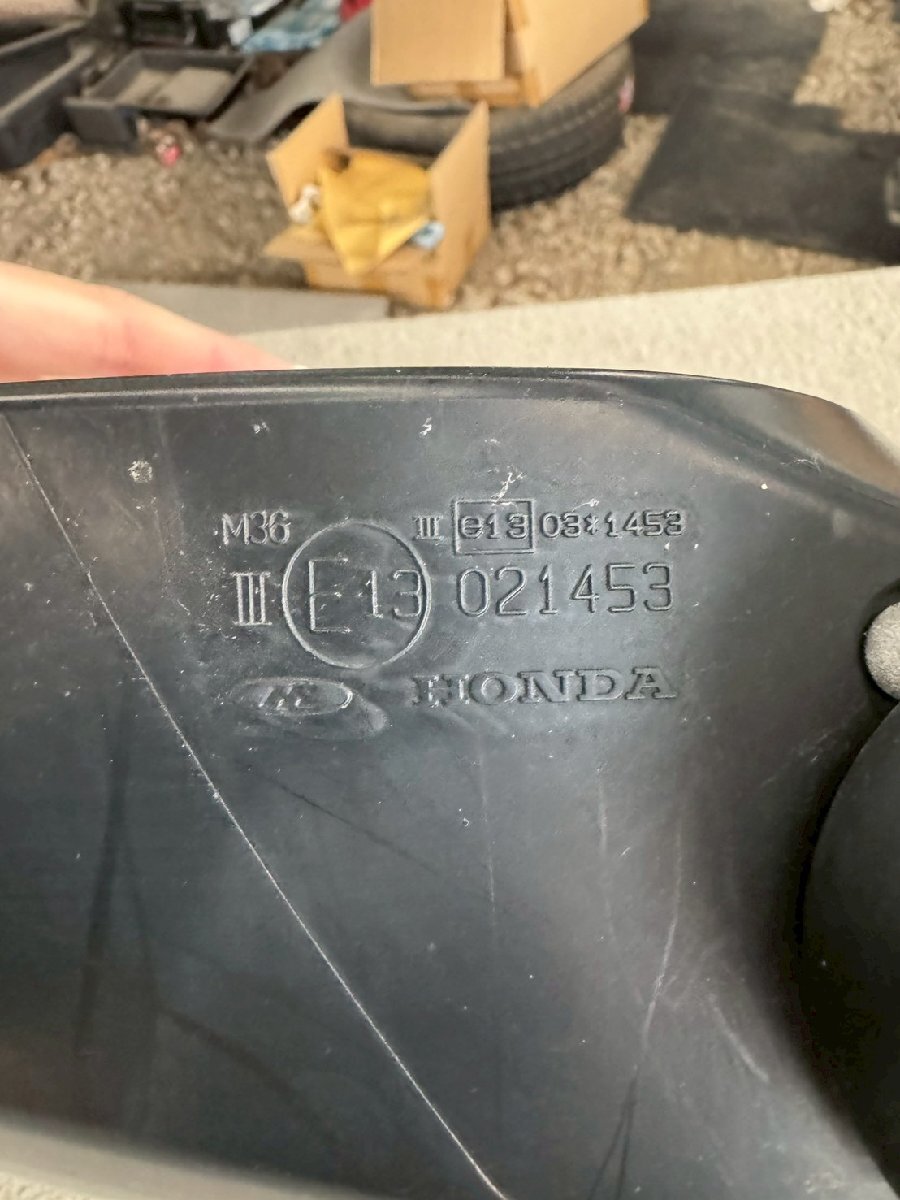 ホンダ フィット 中期 (GP1) 純正 左 ドアミラー ウィンカー 電格 7P 7ピン NH700M アラバスターシルバーメタリック b9734-gyr80_画像3